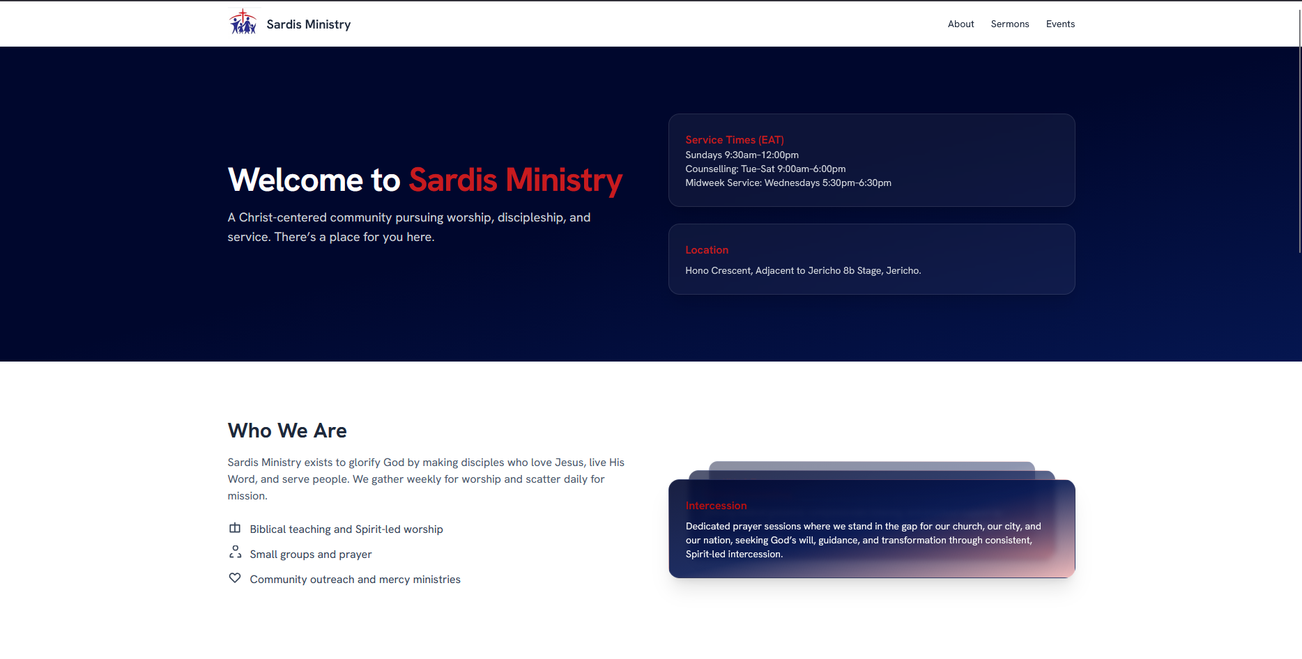 Sardis Ministry