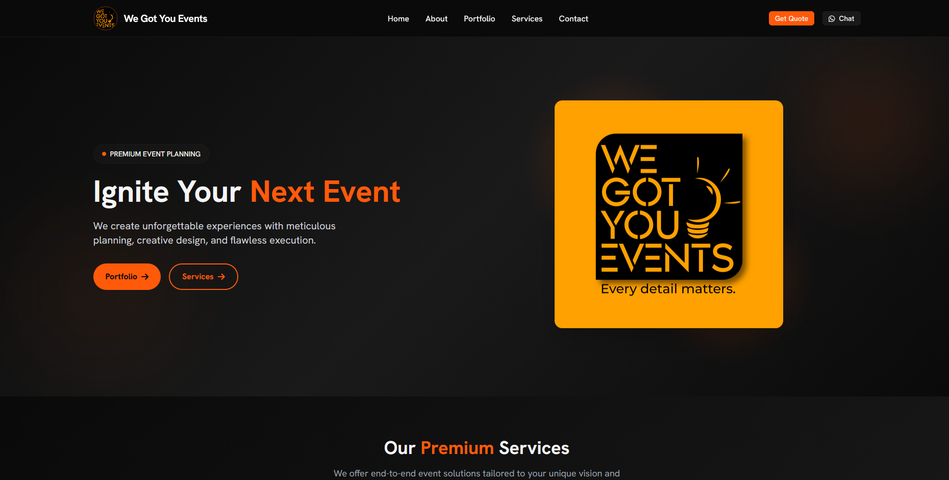 We Got You Events KE